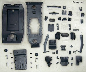 PG Yamato - 함교 베이스의 부품도