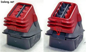 PG Yamato - 저렇게 뒷부분을 누르면, 미사일이 나오면서 커버를 자동으로 밀어서 열게 됩니다.