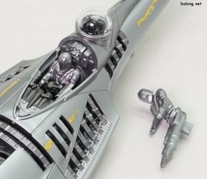 Star Wars 1/48 The Mandalorian's N-1 Starfighter - 파일럿은 그로구를 안고 있는 형태와 없는 형태 중 선택할 수 있습니다.