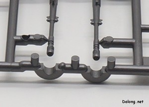 Star Wars 1/48 The Mandalorian's N-1 Starfighter - 슬라이드 금형이 적용된 파츠들 (1/2)