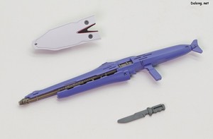 Macross VF-25F Messiah Valkyrie Alto Custom - 무장으로 실드, 건 포드, 나이프가 제공됩니다.