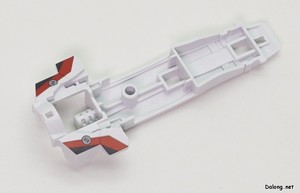 Macross VF-25F Messiah Valkyrie Alto Custom - 파이터 모드 구현을 위해 추가로 필요한 변형전용 파츠의 위/아랫면 모습. (1/2)
