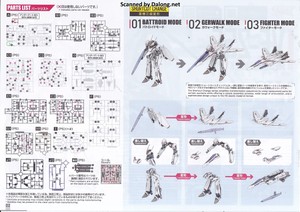 Macross VF-25F Messiah Valkyrie Alto Custom Deluxe Set - Manual (2/20)