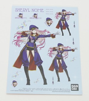 Macross VF-25F Messiah Valkyrie Alto Custom Deluxe Set - 동봉된 습식데칼. 큼직하고 이쁘긴한데.. 이 큰 데칼을 어디다 붙여야할까요? 흠..