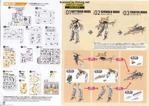 Macross VF-25F Messiah Valkyrie Alto Custom Deluxe Set - Manual (2/20)