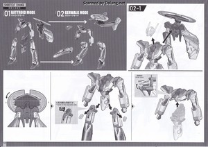 Macross VF-25F Messiah Valkyrie Alto Custom Deluxe Set - Manual (12/20)