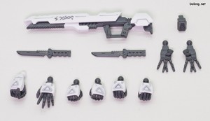 MacrossHG VF-31S Siegfried (Arad Molders Use) - 무장/악세사리 및 변형용 파츠 모두 VF-31과 동일합니다. (1/2)