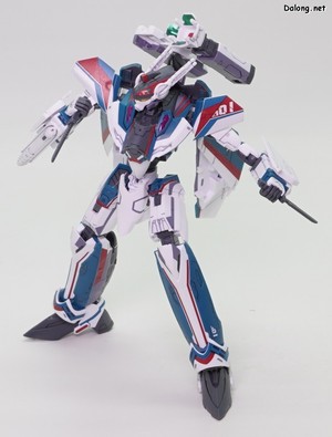 MacrossHG VF-31S Siegfried (Arad Molders Use) - 배트로이드 모드 액션포즈 (4/7)