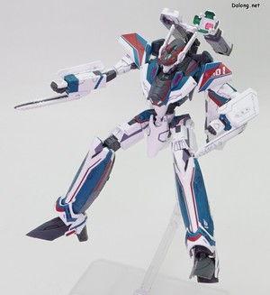 MacrossHG VF-31S Siegfried (Arad Molders Use) - 배트로이드 모드 액션포즈 (6/7)