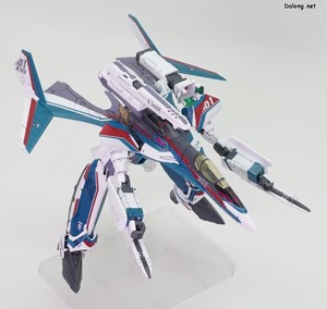 MacrossHG VF-31S Siegfried (Arad Molders Use) - 거워크 모드 공중 포즈 (3/4)