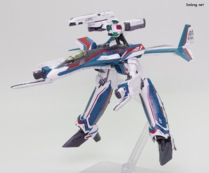 MacrossHG VF-31S Siegfried (Arad Molders Use) - 거워크 모드 공중 포즈 (4/4)