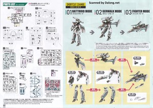 MacrossHG VF-31S Siegfried (Arad Molders Use) Deluxe Set - Manual (2/20)