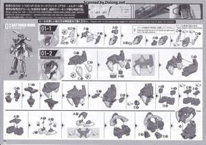 MacrossHG VF-31S Siegfried (Arad Molders Use) Deluxe Set - Manual (4/20)