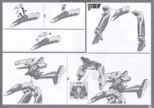 MacrossHG VF-31S Siegfried (Arad Molders Use) Deluxe Set - Manual (15/20)