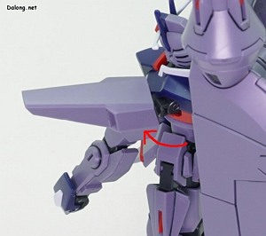 HGCE Legend Gundam - 어깨의 전후 가동