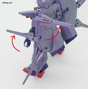 HGCE Legend Gundam - 다양하게 가동되는 백팩 (3/3)