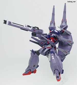 HGCE Legend Gundam - 고 에너지 빔 라이플 + GDU X5 공격 빔 기동포 합동 공격 포즈 (2/3)