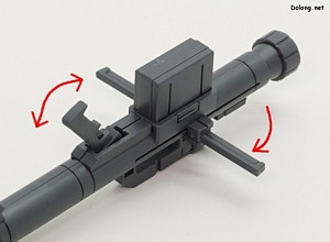 HGUC Gustav Karl Type-00 - 바주카 손잡이의 가동