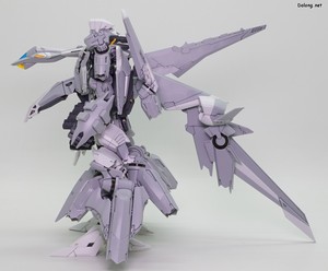 HGUC Alyzeus - 스태빌라이저를 지지대로 사용하면 바닥에 직립이 가능합니다.