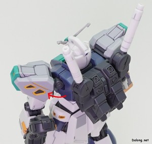 HGUC Alyzeus - 어깨의 전후 가동