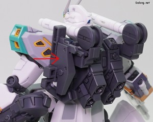 HGUC Alyzeus - 백팩 양 옆에 고정 기믹을 추가하고, 뒤쪽에 대형 스태빌라이저 장착합니다. (1/2)