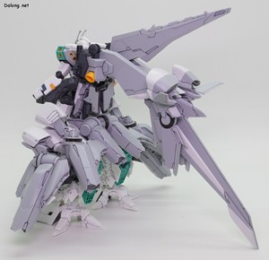 HGUC Alyzeus - 백팩 양 옆에 고정 기믹을 추가하고, 뒤쪽에 대형 스태빌라이저 장착합니다. (2/2)