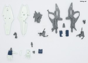 HGUC Xi Gundam (Mobile Suit Gundam Harthaway the Sorcery of Nymph Circe) - 신규조형 파츠의 부품도 (2/2)