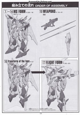 HGUC Xi Gundam (Mobile Suit Gundam Harthaway the Sorcery of Nymph Circe) - Manual (4/24)