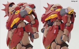 HGUC Messer Type-M01 (Gawman Use) - 허리의 가동 (1/2)
