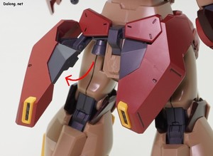 HGUC Messer Type-M01 (Gawman Use) - 리어 스커트 전개 기믹