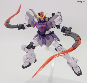 HGAC Gundam Sandrock Custom EW - 레드 클리어 칼날을 적용한 히트 쇼텔 포즈 (1/3)
