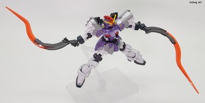 HGAC Gundam Sandrock Custom EW - 레드 클리어 칼날을 적용한 히트 쇼텔 포즈 (2/3)