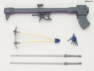 HG Challia's Rick Dom (GQ) - 무장 구성 및 가동성은 기존과 동일합니다. (1/2)