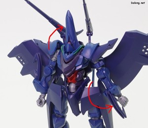 HG Hambrabi(GQ) - 머리를 위로 세우고 팔의 클로를 펼쳐줍니다.