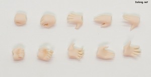 Arca Nadea Gii - 작고 앙증맞은 손 5세트가 제공되네요.