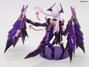 Arca Nadea Gii - 날개 서브암의 전개 및 양갈래 머리의 가동