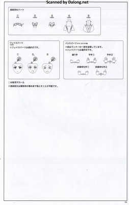 Frame Arms Girl Stylet Swinsuit Blue Impulse Color Ver. - Manual (5/20)
