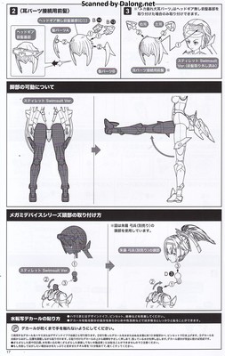 Frame Arms Girl Stylet Swinsuit Blue Impulse Color Ver. - Manual (18/20)