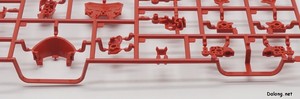 Frame Arms Girl Shingen - 슬라이드 금형이 적용된 파츠들 (2/7)