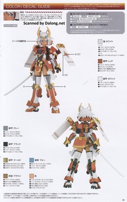 Frame Arms Girl Shingen - Manual (27/28)