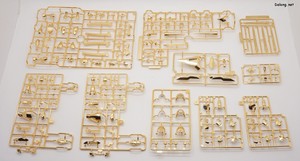 Frame Arms Girl Druga <Gold Ritter> - 골드 코팅이 입혀진 런너가 꽤 많은데, 코팅 품질은 양호합니다. (1/2)