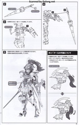 Frame Arms Girl Druga <Gold Ritter> - Manual (33/36)