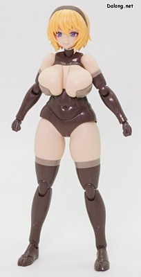 Kotobukiya Kagutsuchi-Kou - 병장을 분리한 소체 모드. 전체적으로 통통하고 육덕진 프로포션입니다. (2/3)