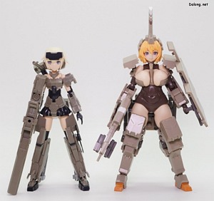 Kotobukiya Kagutsuchi-Kou - 프레임암즈 걸 고우라이와 함께.