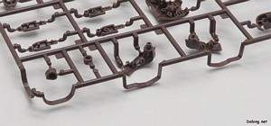 Kotobukiya Kagutsuchi-Kou - 슬라이드 금형이 적용된 파츠들 (8/11)