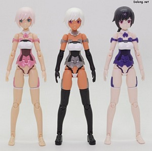 Frame Arms Girl Laetitia Azurite Ver. - 프레임암즈걸 레티시아 / 레티시아 실버 Ver.과 함께.