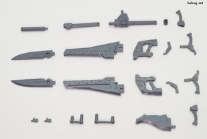 Frame Arms Girl Wilber Nine Beryl Armor Custom - 새롭게 추가된  멀티 모듈 블레이드 . 다양한 조합을 구현할 수 있습니다.