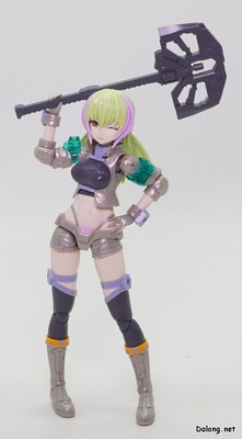 Frame Arms Girl Wilber Nine Beryl Armor Custom - 액스 모드를 활용한 소체모드 포즈 (1/2)