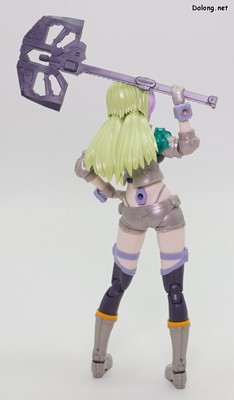 Frame Arms Girl Wilber Nine Beryl Armor Custom - 액스 모드를 활용한 소체모드 포즈 (2/2)
