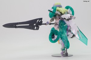 Frame Arms Girl Wilber Nine Beryl Armor Custom - 멀티 모듈 블레이드  (정식배치형)을 적용한 무장모드 포즈 (2/2)